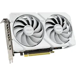 Відеокарта ASUS Radeon RX 9060 XT 16Gb DUAL WHITE OC (DUAL-RX9060XT-16G-WHITE) - мініатюра 3