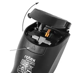 Машинка для стрижки волосся Rotex RHС154-S 2 Вт чорна - мініатюра 7