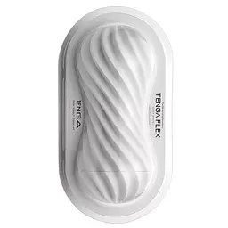 Мастурбатор Tenga Flex Silky White білий - мініатюра 5