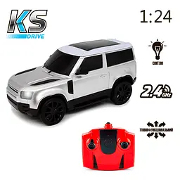 Автомобіль KS Drive на р/в Land Rover New Defender 1:24, 2.4Ghz сріблястий (124GDES) - мініатюра 6