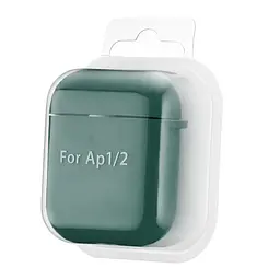 Чохол Silicone Case 2,5mm with microfiber for AirPods 1/2 Needle Green - мініатюра 2