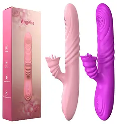 Вібратор Boss Series Angelia 23 см фіолетовий - мініатюра 8
