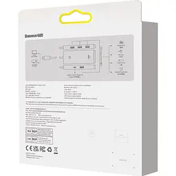 USB-Хаб Baseus Lite Series 4-Port (USB-A to USB 3.0*4) 2m black (WKQX030201) - мініатюра 10