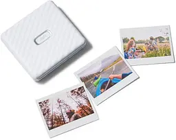 Подарунковий набір Фотопринтер Fujifilm Instax Link Wide, Фотопапір 20 шт, Прозорий чохол, Фотоальбом на 64 фото Білий - мініатюра 9