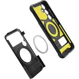 Протиударний з підставкою чохол Spigen Slim Armor MagSafe для Samsung Galaxy S24 (S921) Black ACS07203 Magfit - мініатюра 9