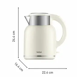 Електрочайник Tefal Thermo Protect XL 1.9 л пластик нержавіюча сталь бежевий kuh0015352 - мініатюра 5