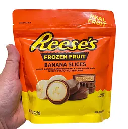 Цукерки Reese's Banana Slices in Milk Chocolate and Reese's Peanut Butter Chips 227г - мініатюра 6