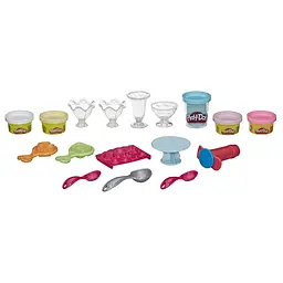 Ігровий набір для ліплення Hasbro Play-Doh Кухонне приладдя Scoops’n Sundaes Set (E7275) - мініатюра 2
