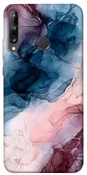 Чохол Demsky Рожево-блакитні розводи для Huawei P40 Lite E/Y7p (2020)