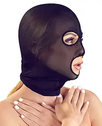 Чорна маска Bad Kitty з сітки - мініатюра 4