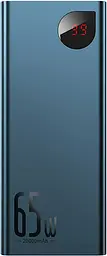 Портативна батарея Baseus Amblight Digital Display Quick Charge Power Bank 20000mAh 65W Blue