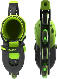 Роликові ковзани Neon Inline Skates розмір 34-37 зелені (NT08G4) - мініатюра 3