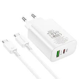 Зарядний пристрій Borofone BN10 65 W з кабелем Type-C