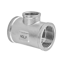 Трійник редукційний Nolf Nfc.T080608F-N-3/4"Fх1/2"Fх3/4"F нікельований NF3094