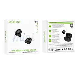 Бездротові навушники Borofone BW39 Enjoy TWS |BT5.3, 30/250mAh, 4h| black - мініатюра 5