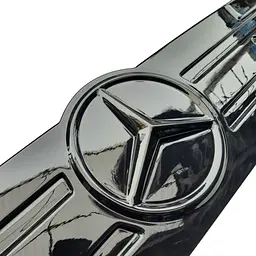 Зимова накладка на радіаторні решітку Mercedes Sprinter TDI 1994-2000 Глянець FLY - мініатюра 2
