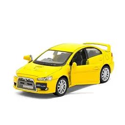 Автомодель легкова Mitsubishi Lancer Evolution X 1:36, 5 Kt5329W Жовтий