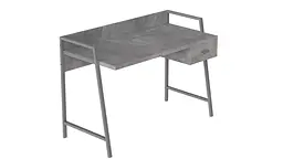 Письмовий стіл Ferrum-decor Комфорт 750x1000x600 Сірий метал ДСП Бетон 32 мм (FRD-103435) - мініатюра 2