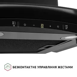 Витяжка декоративна зі склом Perfelli GRASSI 6PWB NERO - мініатюра 6