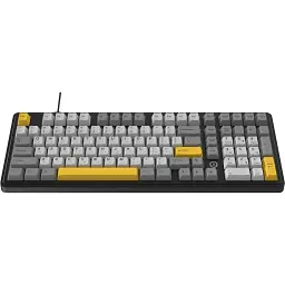 Клавіатура USB Ajazz AK980 MAX Magnetic switches Black/Grey/Yellow (AK980-MAX-M-BGY) UA - мініатюра 4