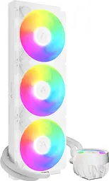 Система водяного охолодження Arctic Liquid Freezer III Pro 420 A-RGB White (ACFRE00189A) - мініатюра 2