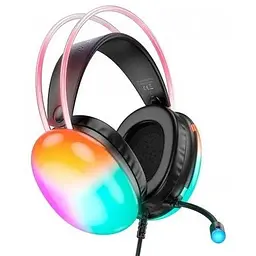 Навушники ігрові Hoco W109 Plus Rich channel gaming headphones RGB 6942007609029 - мініатюра 2