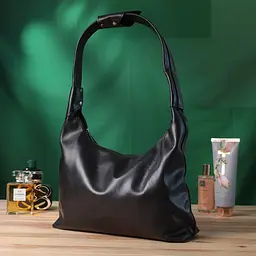 Сумка на плече Shvigel 22828 29.5х21х9 см Чорна - мініатюра 10