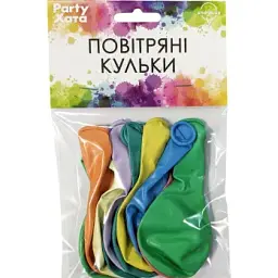 Набір латексних кульок Party Хата 1111-5687 10 шт Різнокольоровий shop (4823118900989)