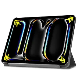 Чохол до планшета BeCover Smart Case Apple iPad Pro 11" M4 2024 Black Abstraction (711630) - мініатюра 6