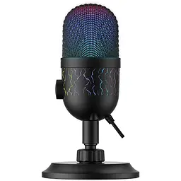 Мікрофон для комп'ютера Havit HV-GK52 USB RGB black (HV-GK52) - мініатюра 2