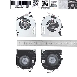 Вентилятори для HP Victus 16-D 16T-D 16-E TPN-Q263 TPN-Q264 80W, (CPU+GPU Fan, M54776-001, NS75C06-20K21/20K22, Аналог) - мініатюра 3