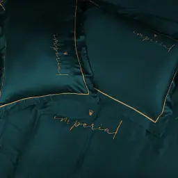 Наволочка MirSon Imperial Tencel №07 Emerald 40х60 см (2200010755794) - мініатюра 6