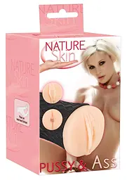 Мастурбатор Orion Nature Skin Pussy Ass вагіна та анус, 14.3х1 см - мініатюра 6