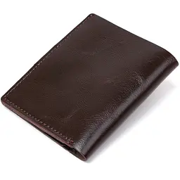 Чоловіче шкіряне портмоне SHVIGEL 9х10х1 см acs0022456 - мініатюра 2