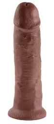 Фалоімітатор Pipedream Cock 10 Inch, 25.4 см (коричневий) - мініатюра 3