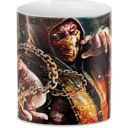 Кухоль GeekLand Mortal Kombat Мортал Комбат фан арт MK.02.14 330 мл білий - мініатюра 3