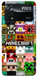 Чохол Demsky Minecraft collage для Xiaomi Poco X4 Pro 5G