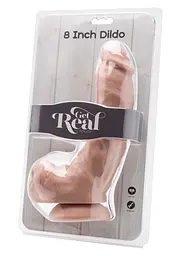 Вагінальний фалоімітатор Get Real ToyJoy 20.5 см тілесний - мініатюра 3