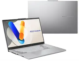Ноутбук ASUS Vivobook Pro 15 N6506MU-MA029 15.6' 2.8K OLED, Intel Ultra 7 155H, 16GB, F1TB, NVD4050-6, NoOS, Сріблястий (90NB12Z2-M00120) - мініатюра 3