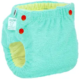 Підгузок трикотажний Еко Пупс Easy Size Classic 3 (5-9 кг), з вкладишем Abso Maxi, зелений, 1 шт.
