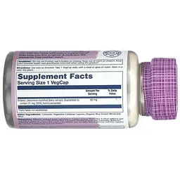 Екстракт чорниці Solaray Bilberry Berry Extract 60 мг 60 веганських капсул - мініатюра 3