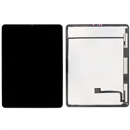 Дисплей iPad Pro 12.9 2018 /iPad Pro 12.9 2020 чорний, PRC, переклеєне скло