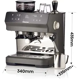 Рожковая кофеварка эспрессо Hisense HSACM20LP - миниатюра 10