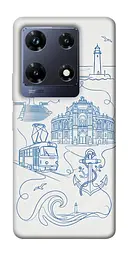 TPU чохол Demsky Southern pearl для Infinix Note 30 Pro