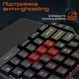Клавіатура Meetion KB015 USB Black/Orange (MT-KB015-A) - мініатюра 4