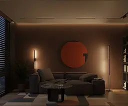 Настінний світильник MJ-Light KONO WALL 3200K BK 15005 - мініатюра 4