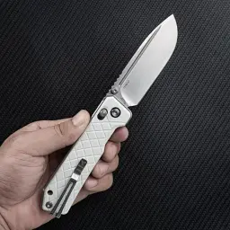 Ніж складаний SRM G10 207х87 мм Білий - мініатюра 4