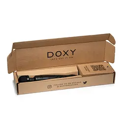Вібромасажер DOXY3 USB-C Massager MATTE BLACK, кабель USB-C, регульована інтенсивність, компактний - мініатюра 6