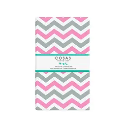 Набір простирадл полуторне Cosas PINK ZIGZAG 155х240 см (SetSheet_ZigPinkGrey_DropWGrey_155х240) - мініатюра 3
