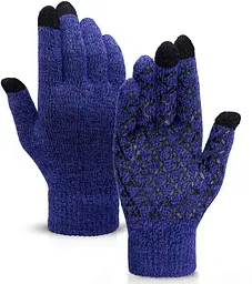 Рукавички для сенсорних екранів ArmorStandart Melange Blue/Black size XL (ARM59873)